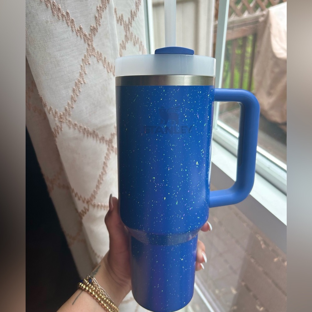 Stanley 40oz speckled iris tumbler